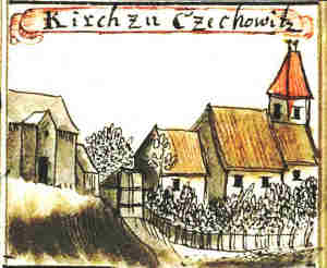 Kirch zu Czechowitz - Koci, widok oglny